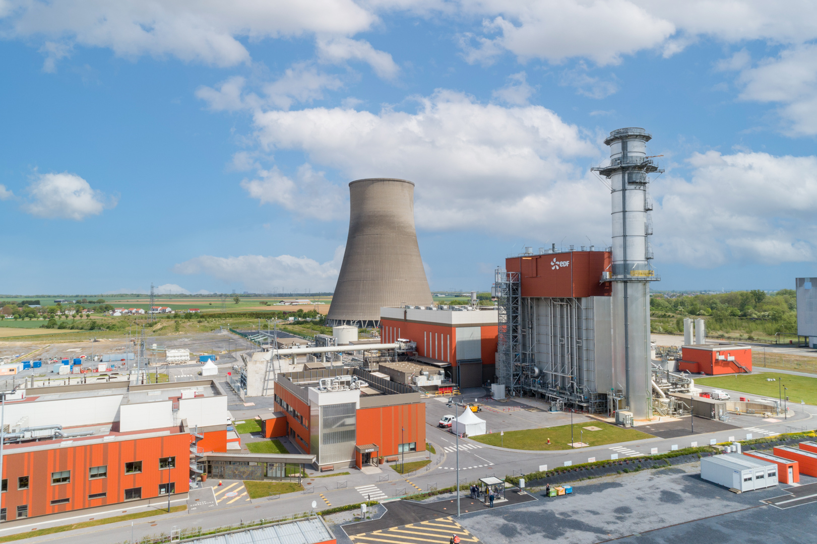 Visite de la centrale à Cycle Combiné Gaz de Bouchain