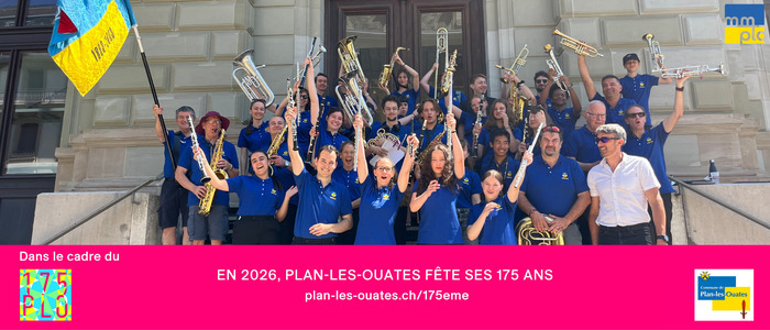 Le samedi 31 mai, la MMPO a le plaisir de participer aux festivités du 175ᵉ anniversaire de Plan-les-Ouates.