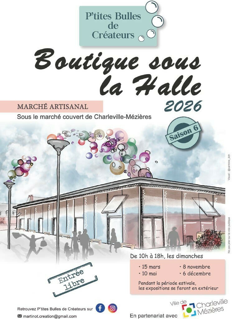 Marché artisanal - Boutique sous la halle