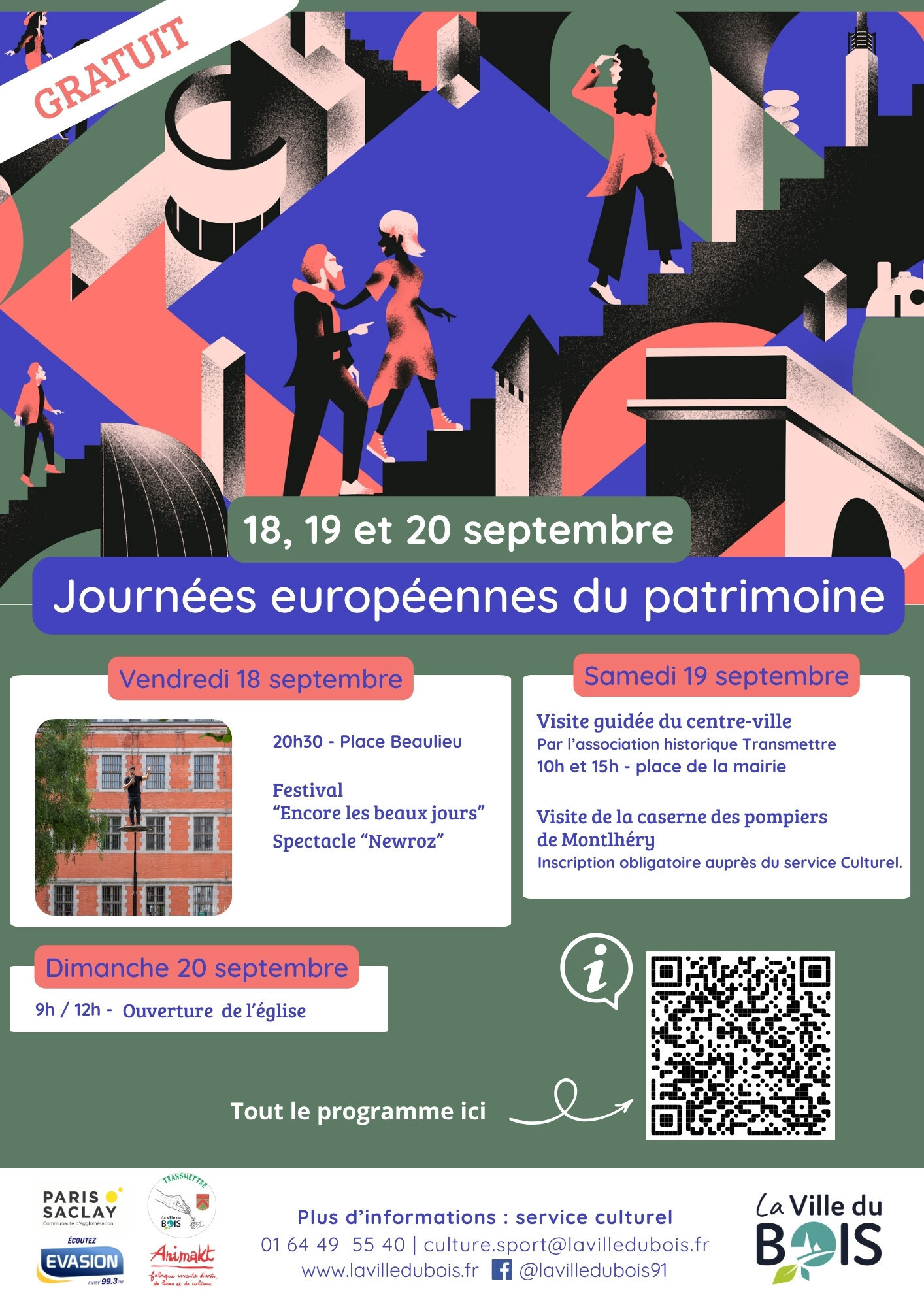 Visite guidée du centre ville de La Ville du Bois