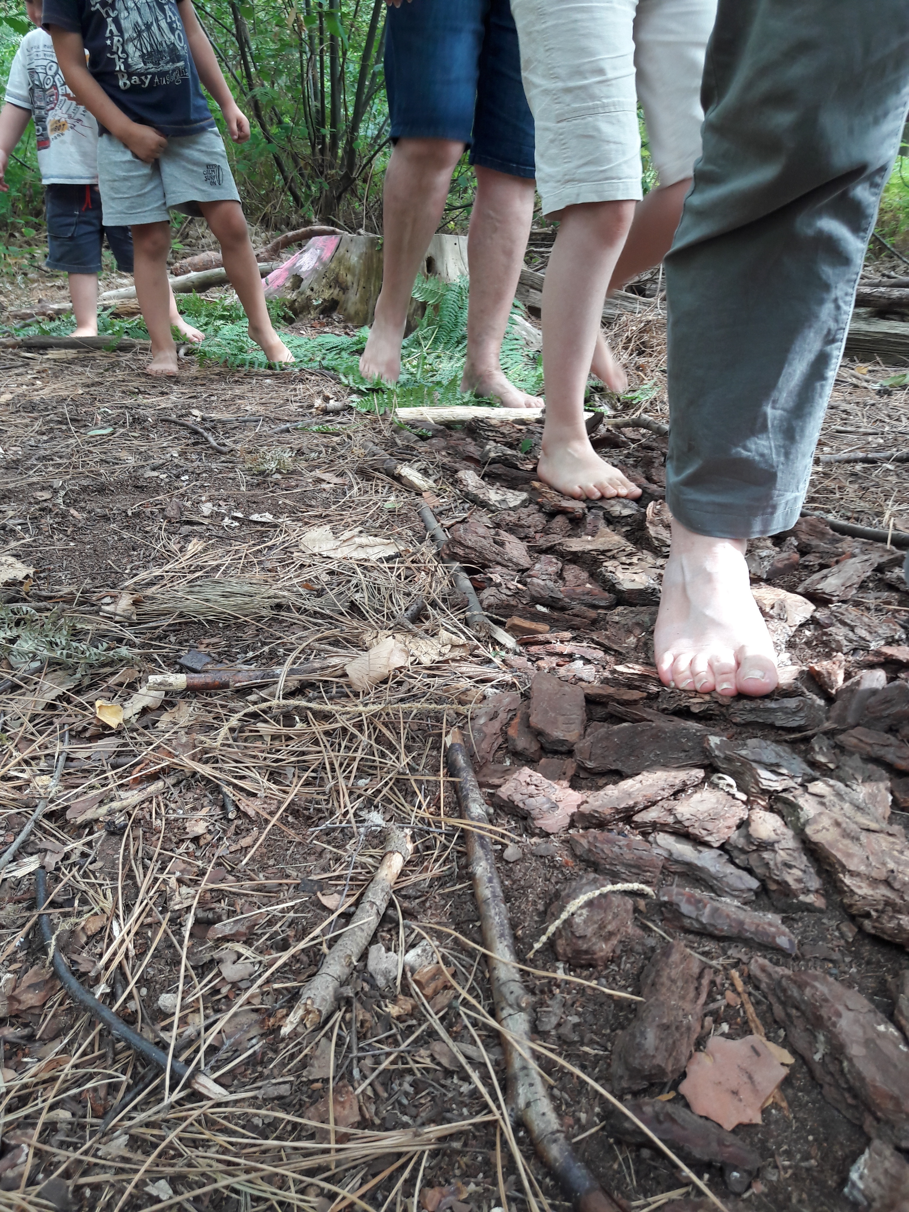 Parcours pieds nus