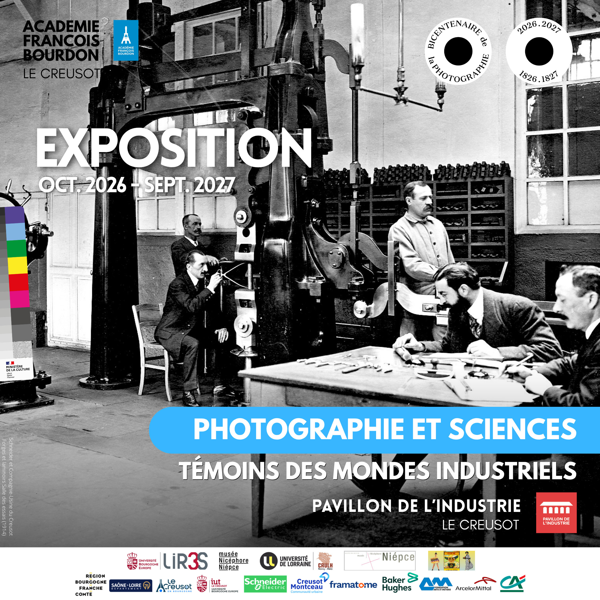 Exposition "Photographie et sciences. Témoins des mondes industriels"