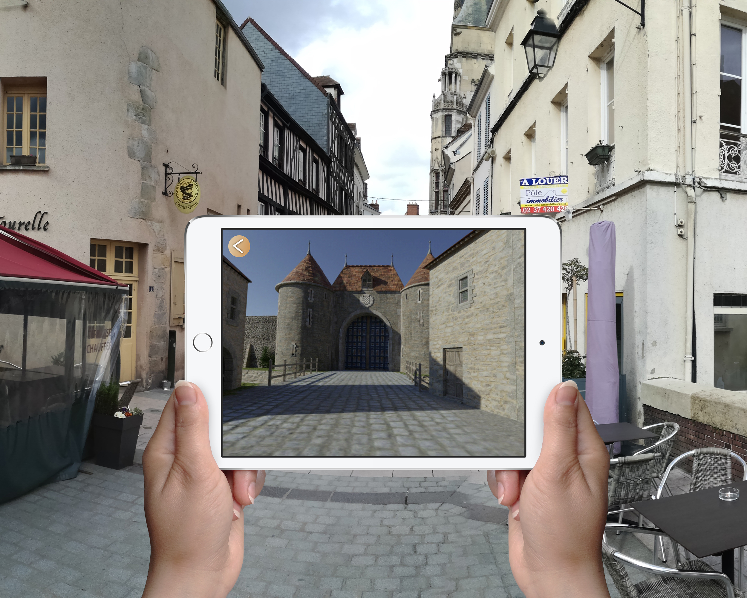 Application Dreux à la Renaissance