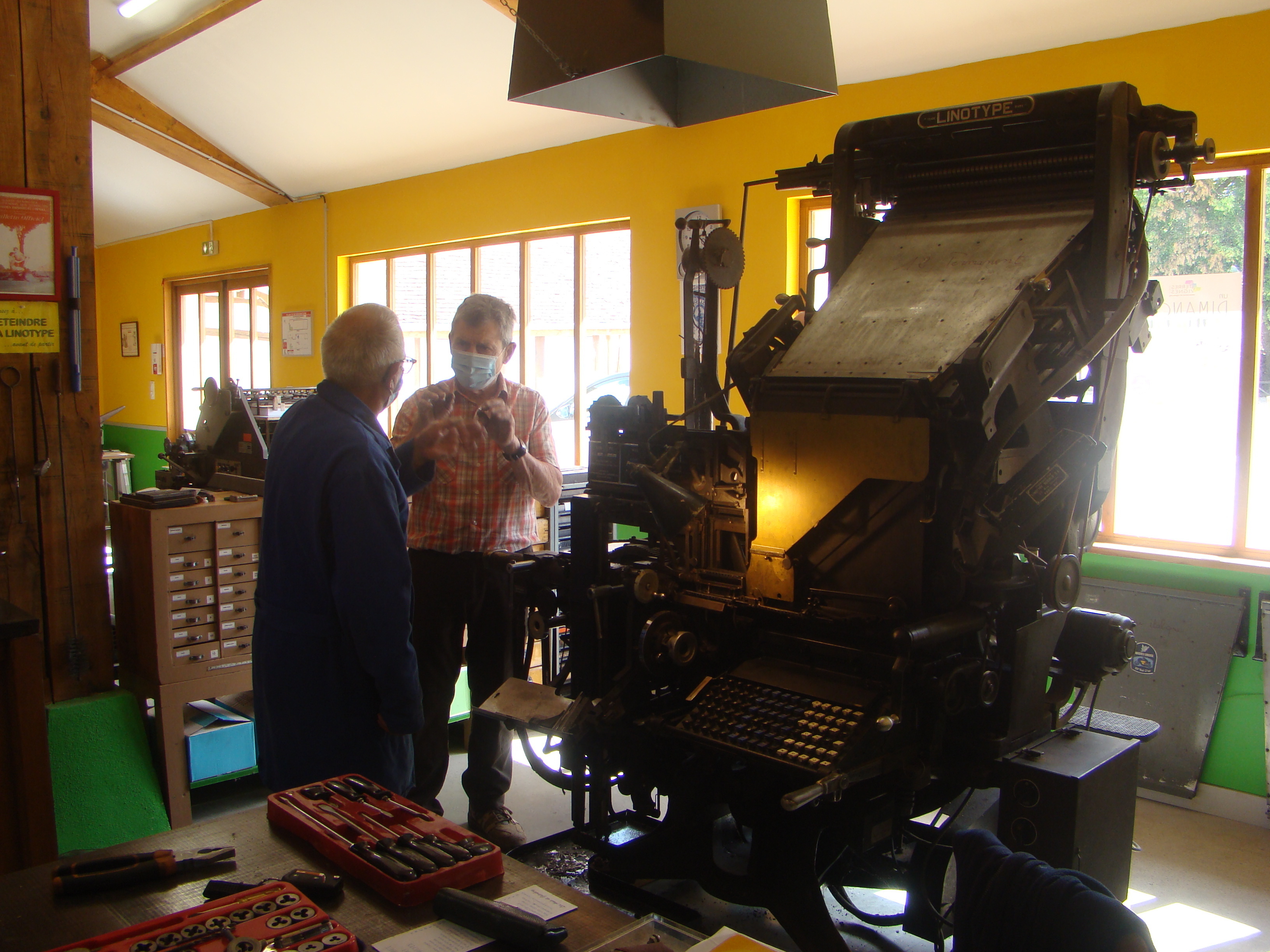 Visite guidée de l'atelier-musée Les Amis de Gutenberg