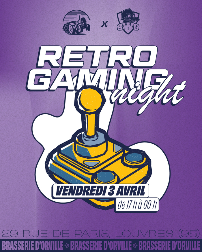 Nouvelle soirée gaming, en mode rétro, en collab avec Saint Witz Gaming. C’est la soirée dédiée aux nostalgiques des années 80/90 !