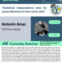 Antonin Arsac - Statistical independence tests for causal discovery in time series data