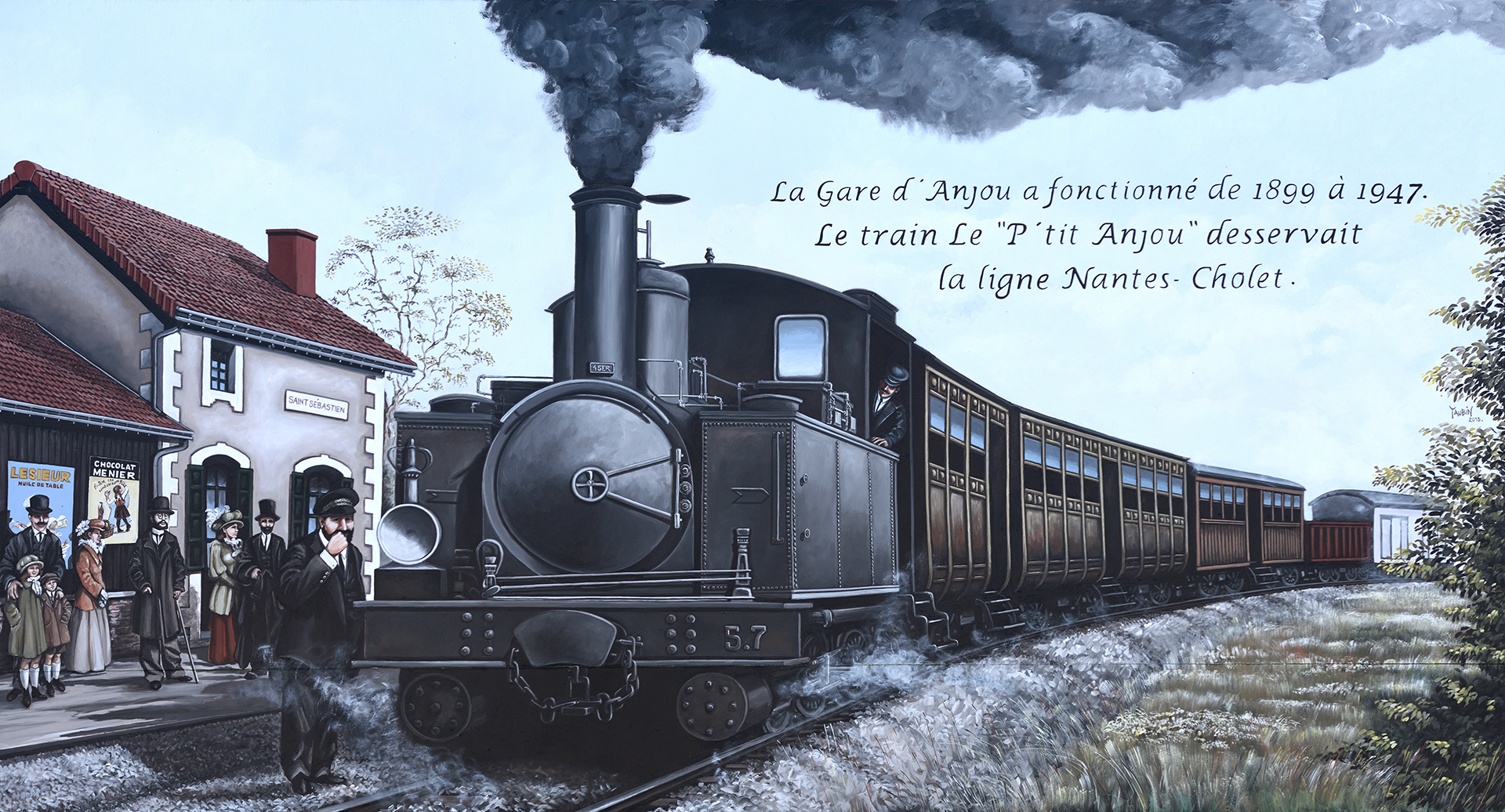 Circuit pédestre commenté des peintures murales