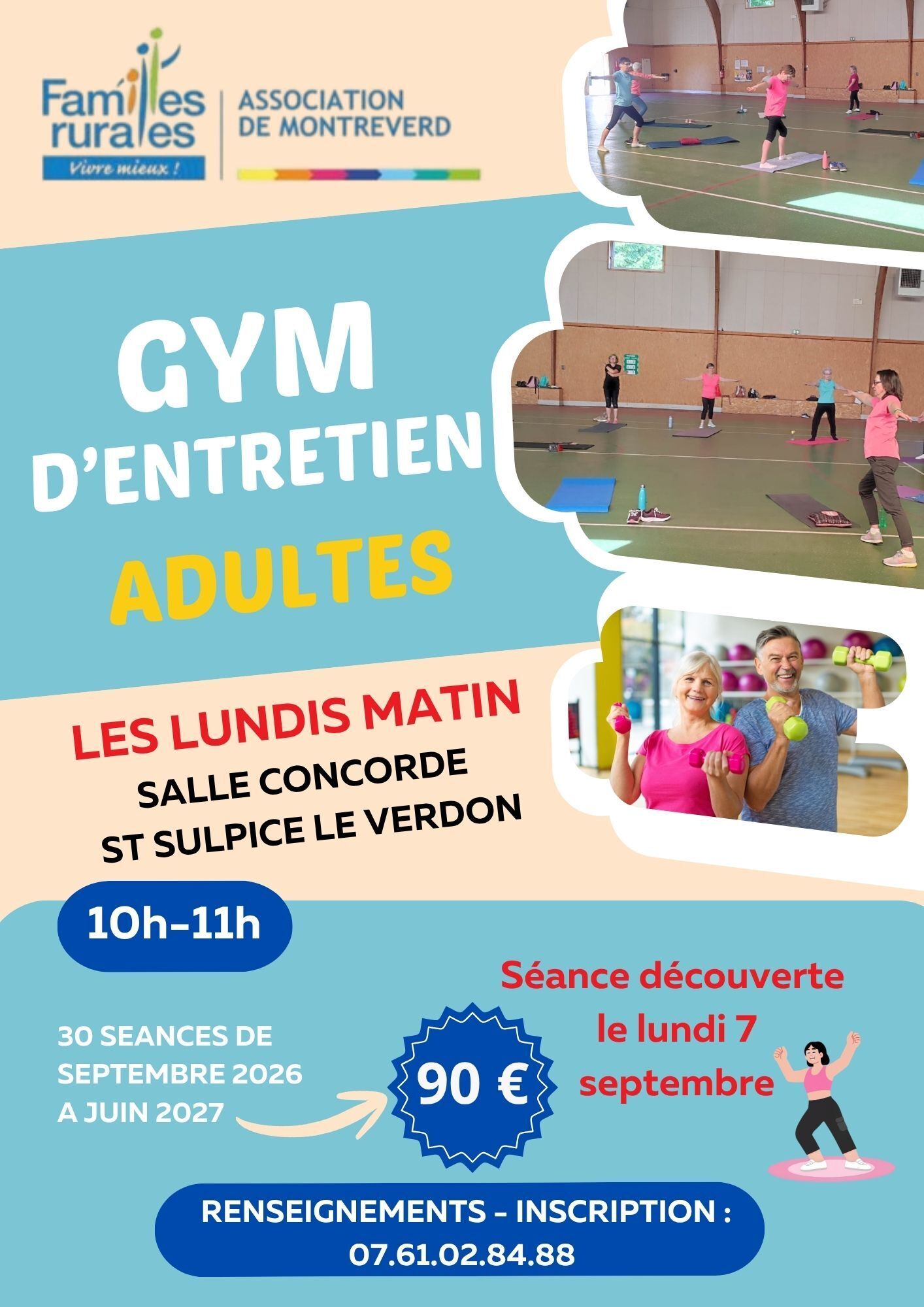 Séance découverte gym d'entretien