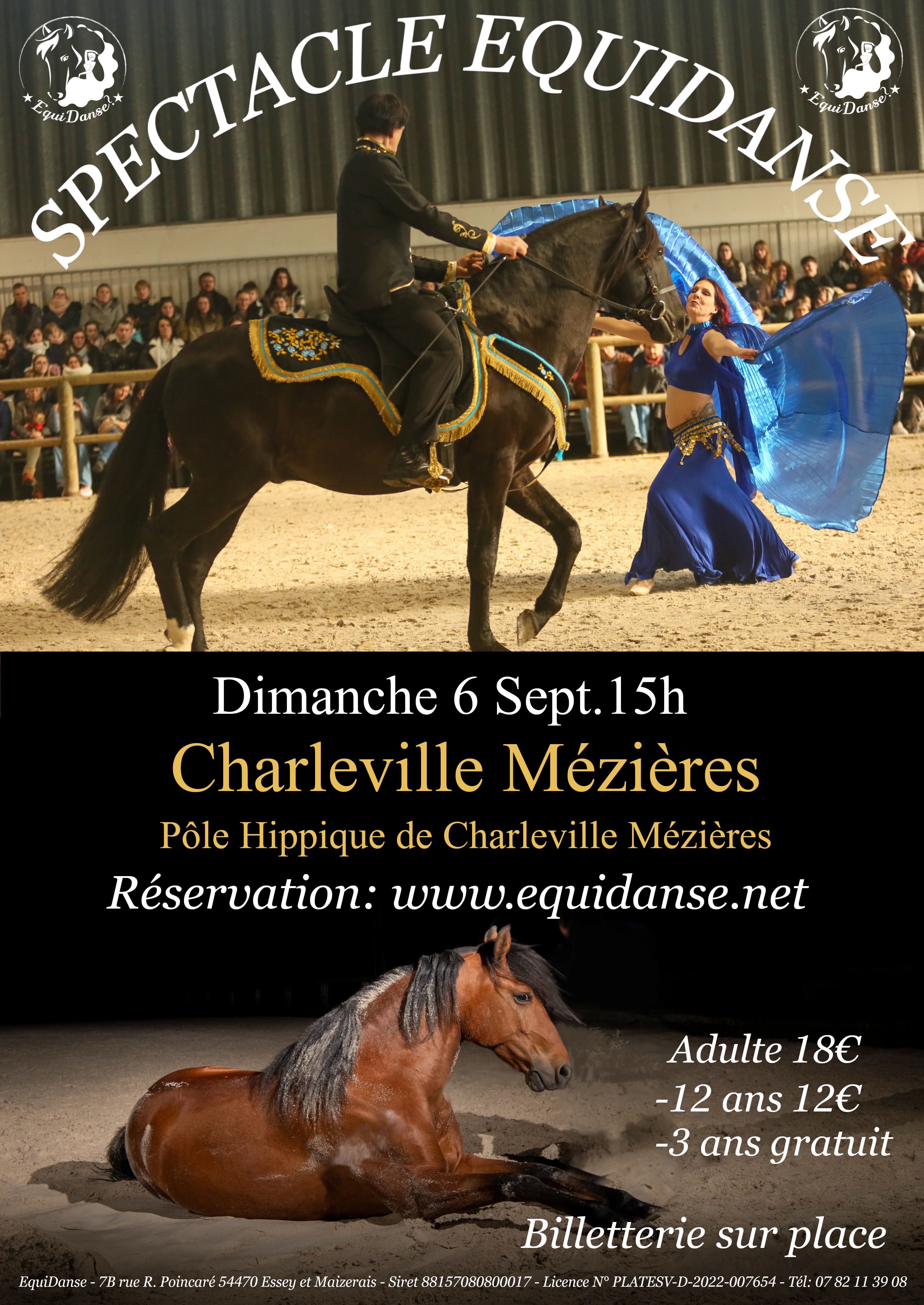 Spectacle équidanse - Pôle Hippique de Charleville Mézières