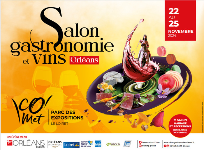 SALON DE LA GASTRONOMIE & VINS - 22 novembre - 25 novembre -  CO'Met : 230 producteurs, 7 restaurants et un bar gastronomique ouvert jusqu'à 23H, démonstrations Culinaire des Chefs étoilés.