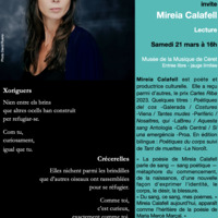 Printemps des Poètes - Lecture Mireia Calafell
