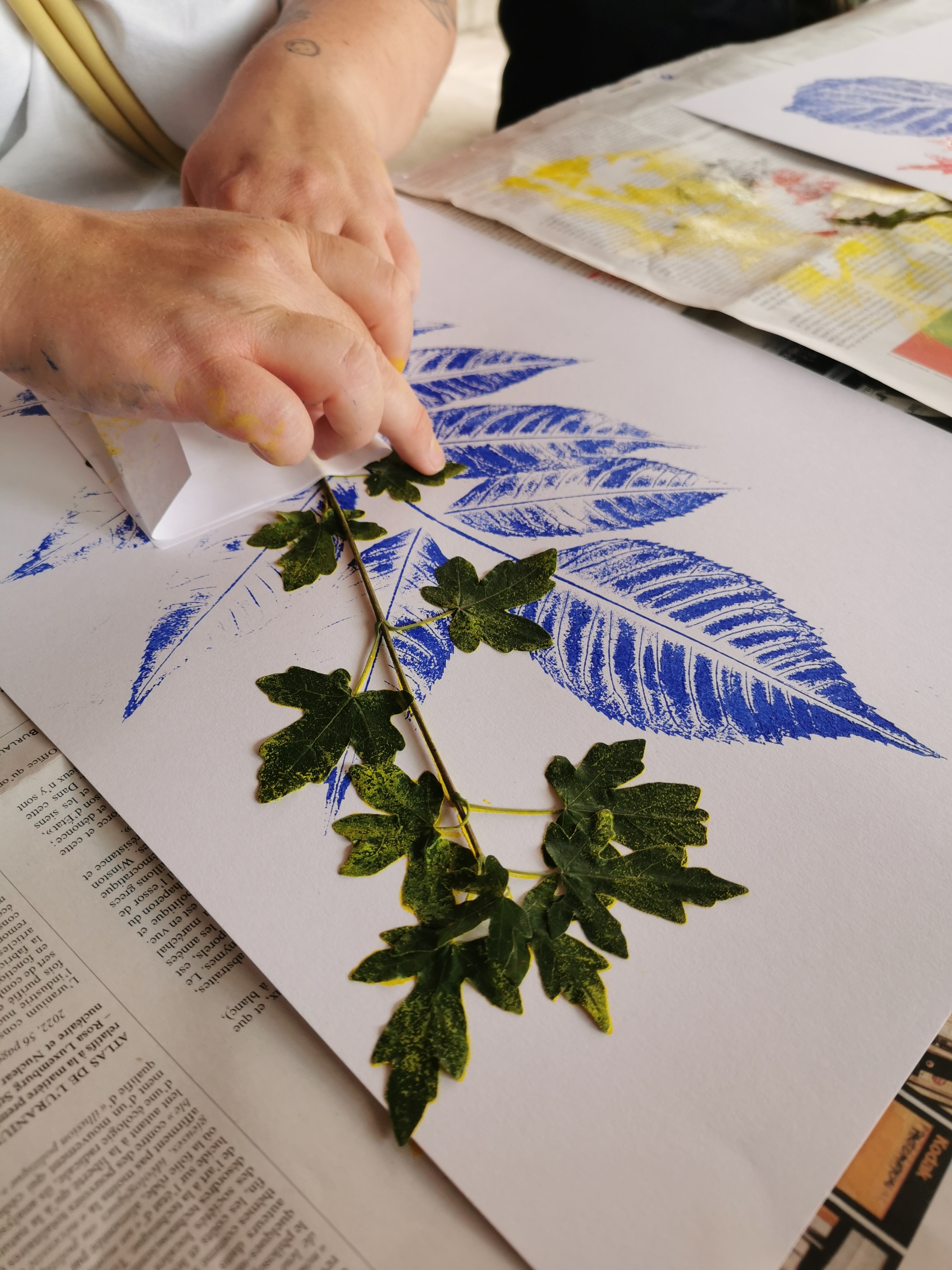 OPEN ÉCOMUSÉE | Atelier d'impressions végétales avec Véronique Buyer Créations