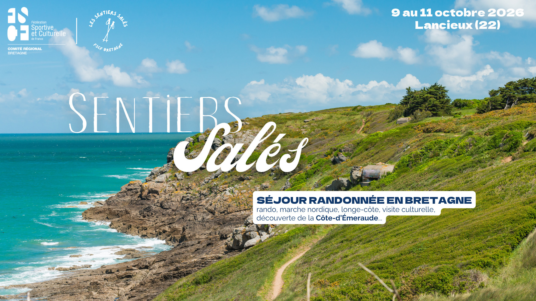 Les Sentiers Salés FSCF - Week-end randonnée à Lancieux