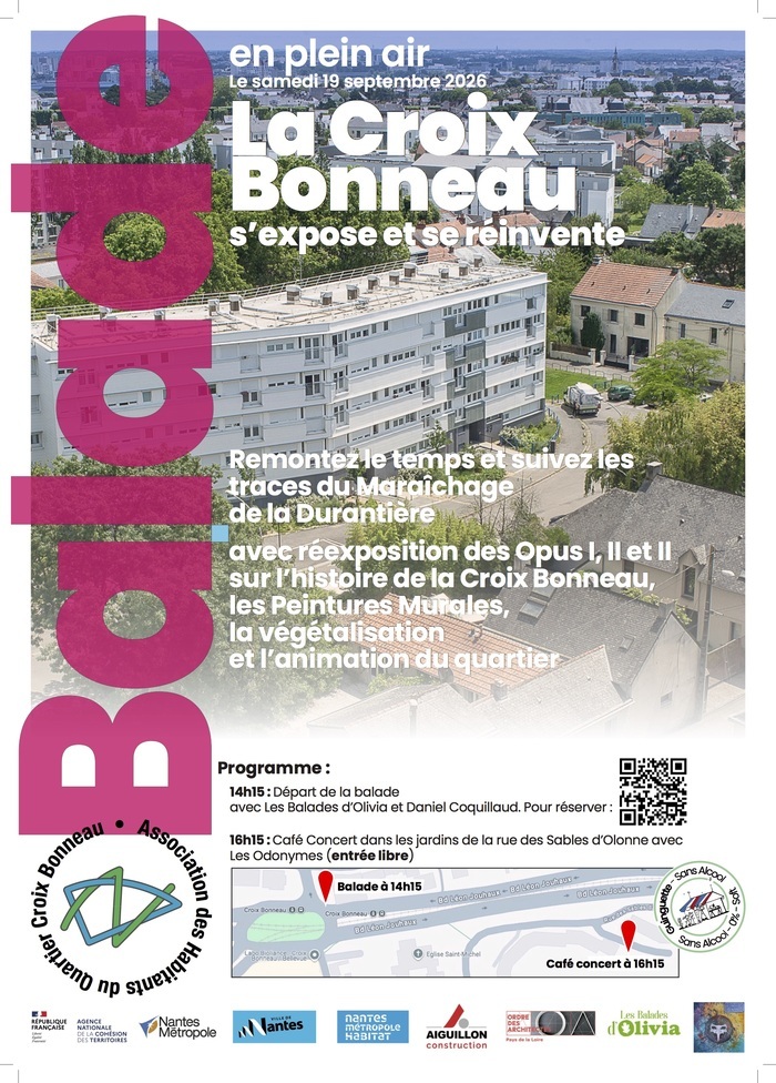 Affiche — Café Concert à la Croix Bonneau