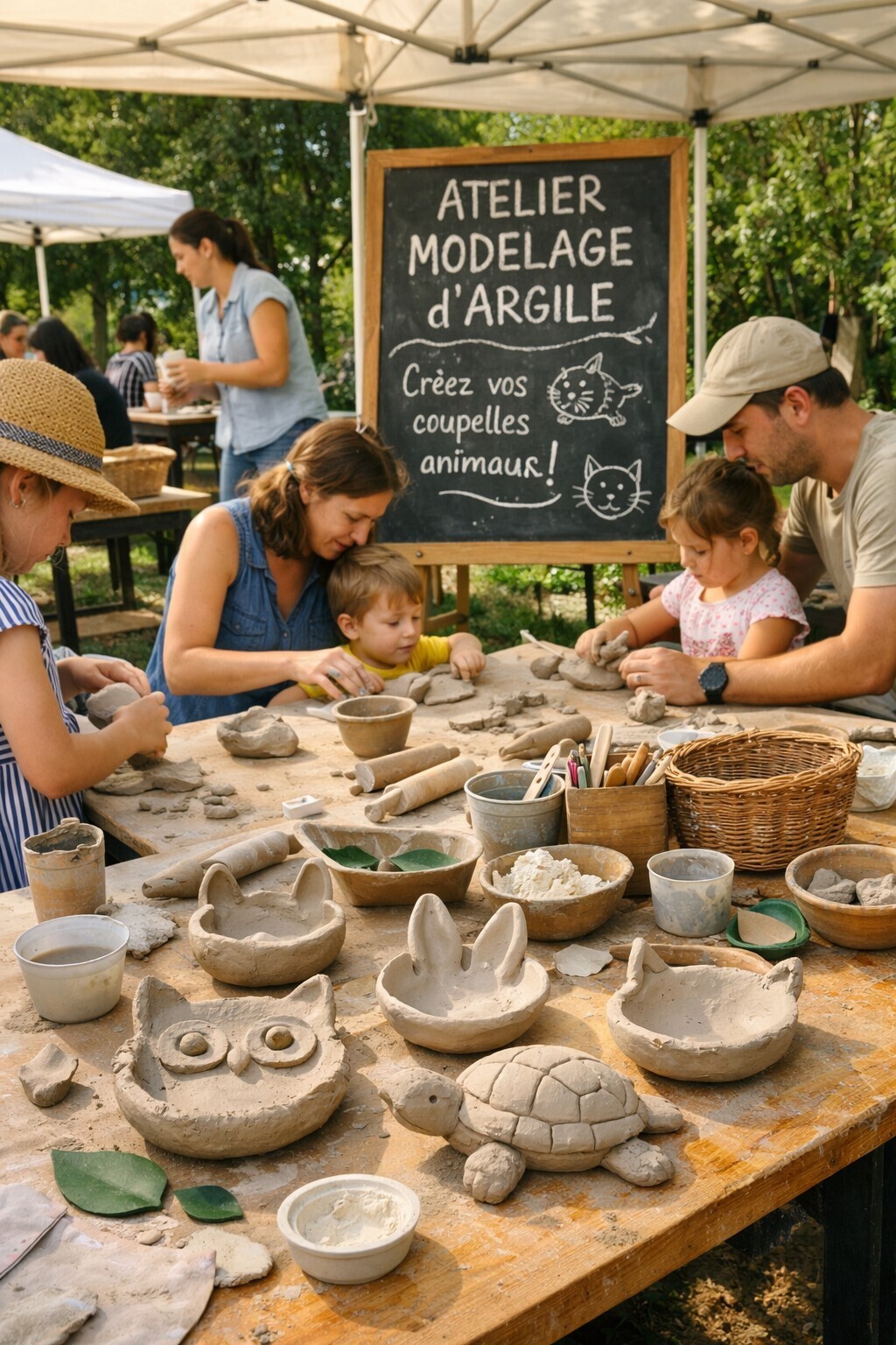 Atelier modelage : "L'empreinte des Archanges"