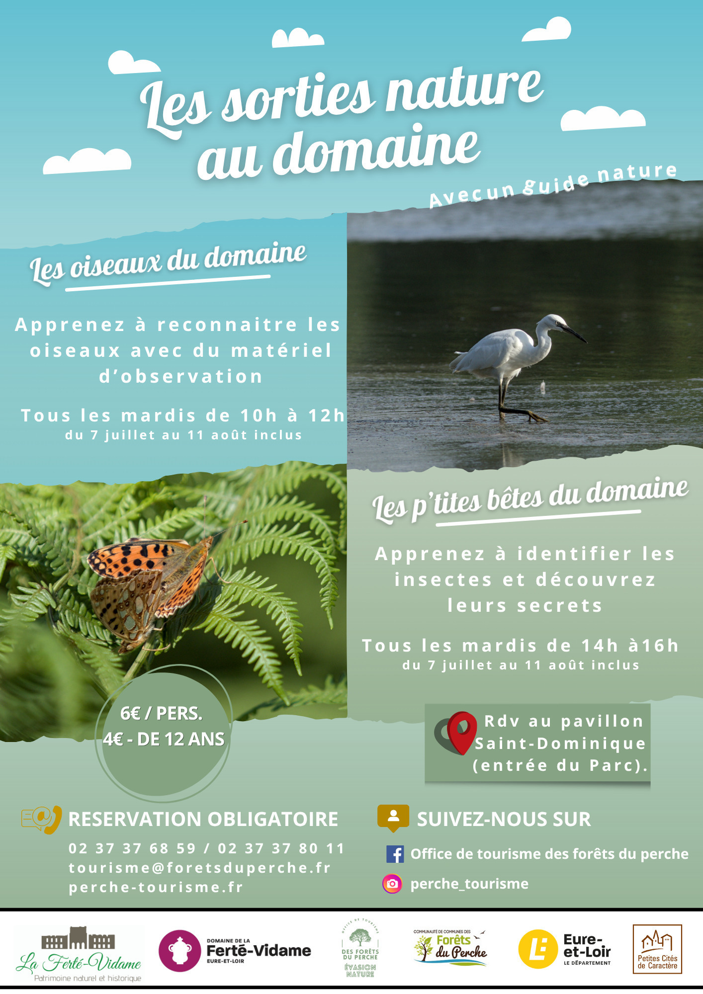 Sortie nature en famille - Les Oiseaux du domaine