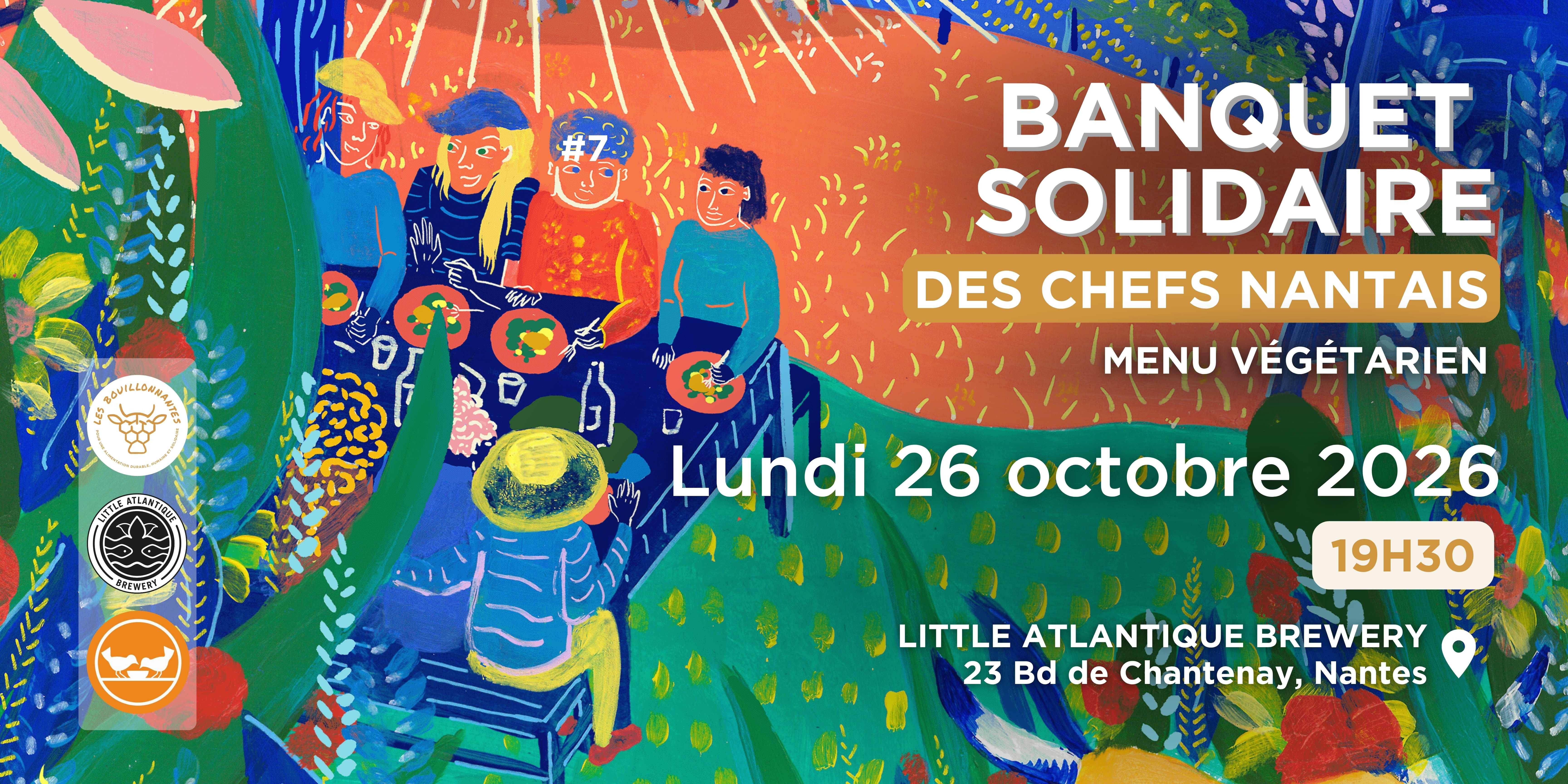 Banquet Solidaire des Chefs nantais - Menu végétarien