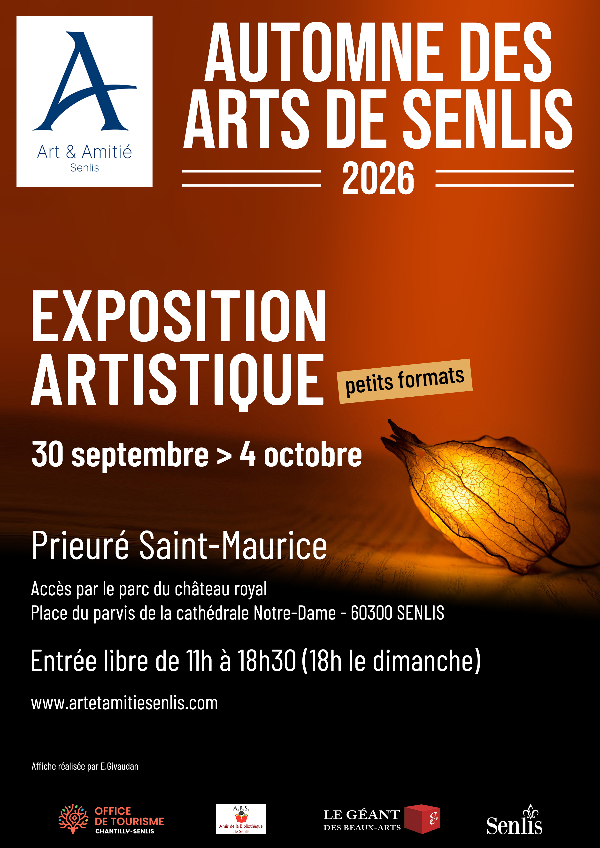 Exposition artistique, salon d'automne - Art et Amitié