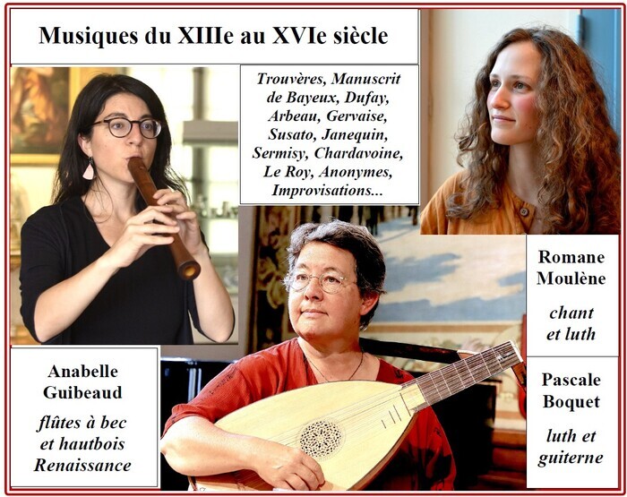 Affiche — Ballades musicales du XIIIᵉ au XVIᵉ siècle