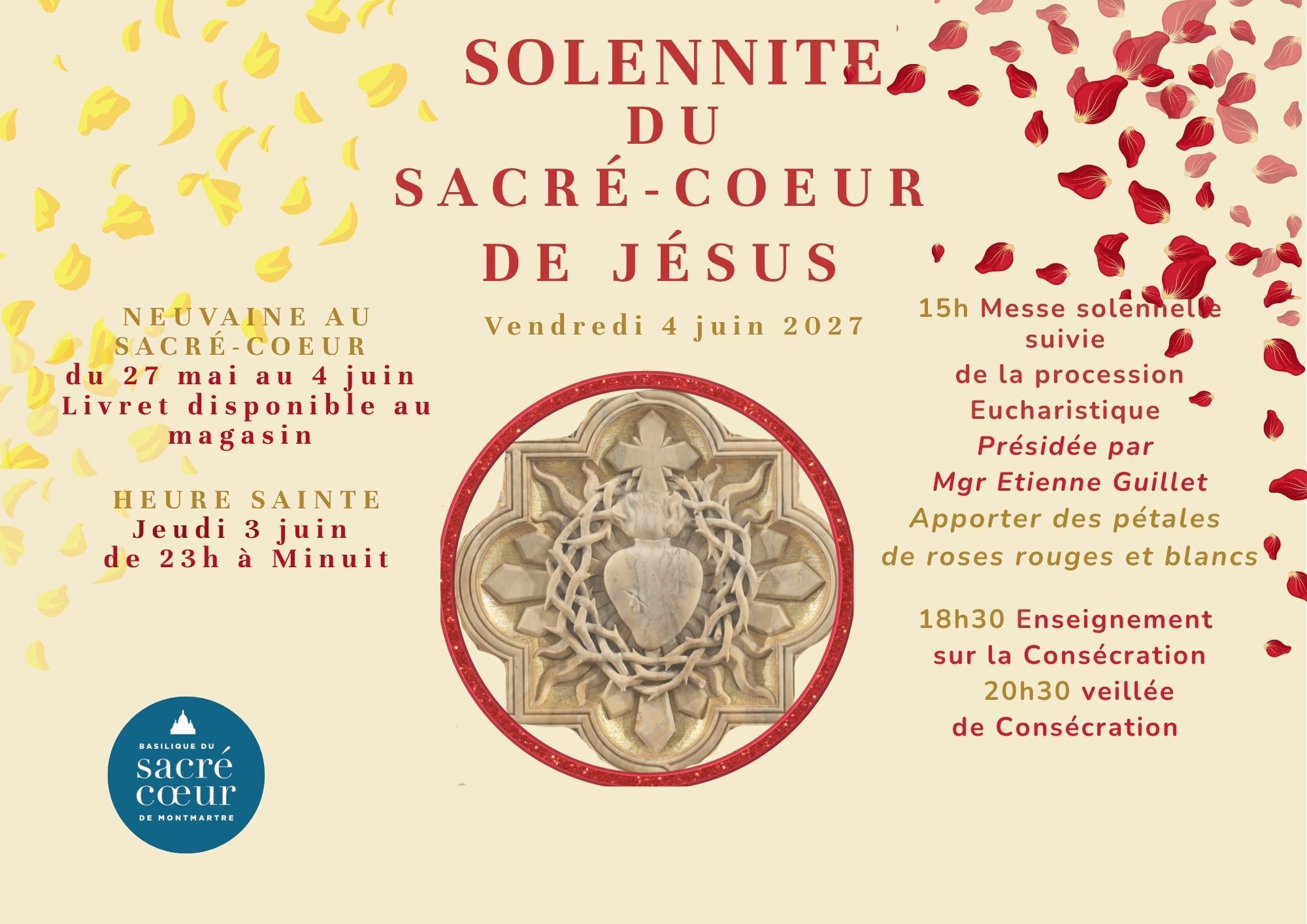 Solennité du Sacré-Coeur de Jésus à Montmartre