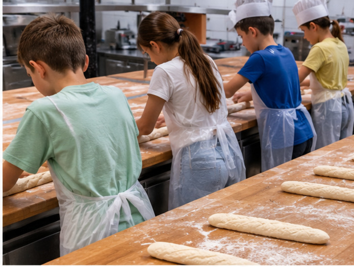 Ateliers d'initiation à la boulangerie pour enfants