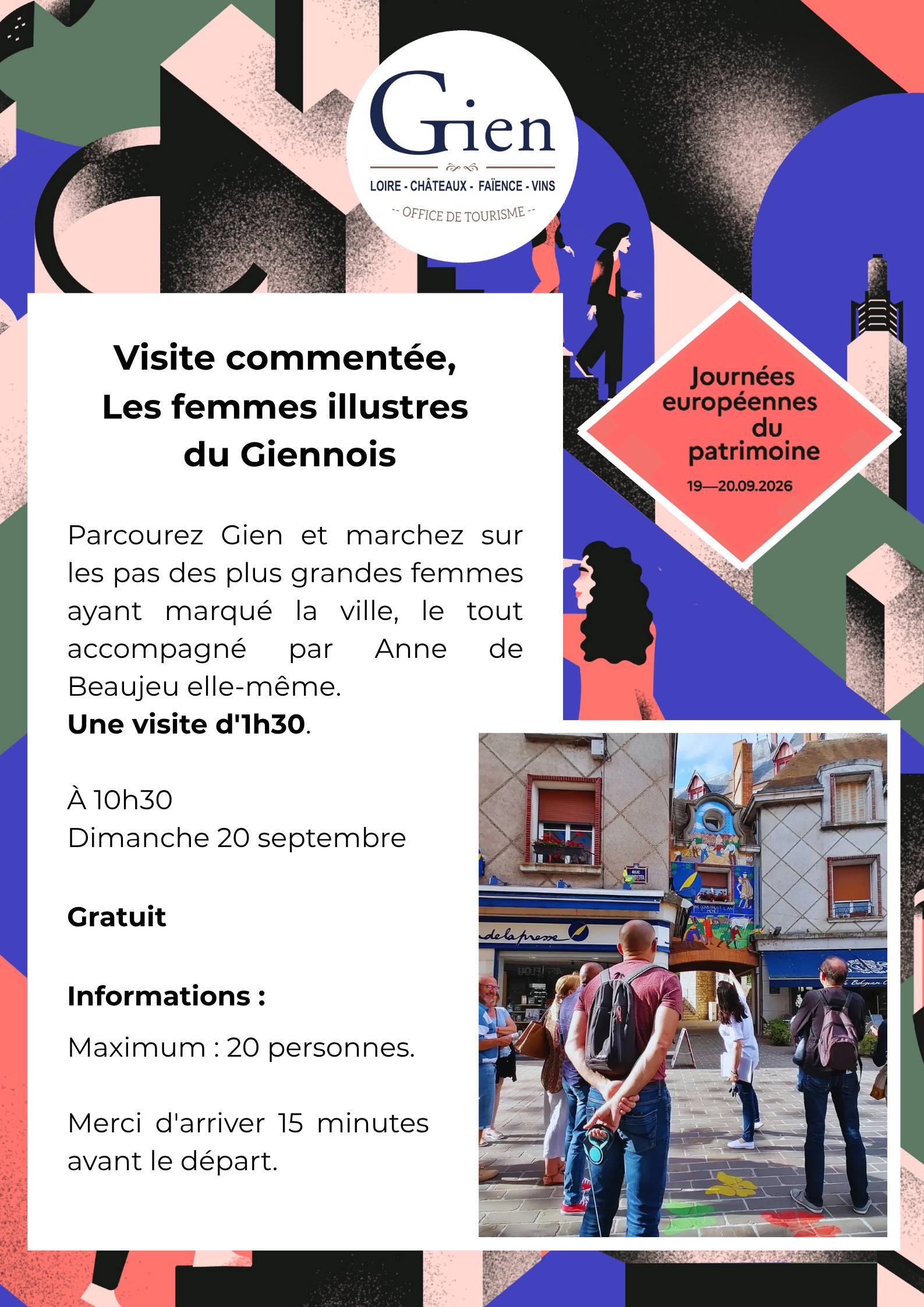 Visite commentée "Les femmes illustres du giennois"