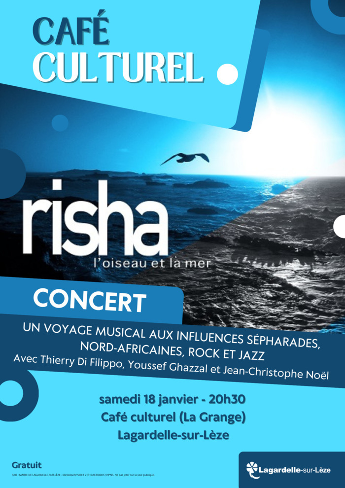 Concert - RISHA Le 18 janv 2025