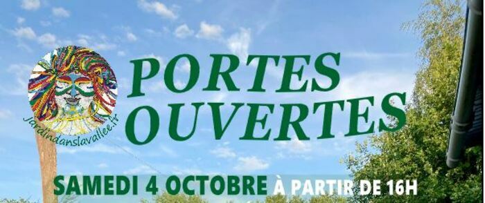 Samedi 4 octobre Porte ouverte au jardin Le 4 oct 2025