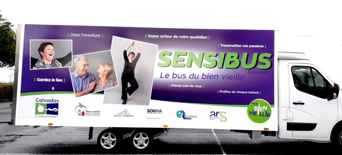 Visite du Sensibus Calvados, le truck du bien vieillir