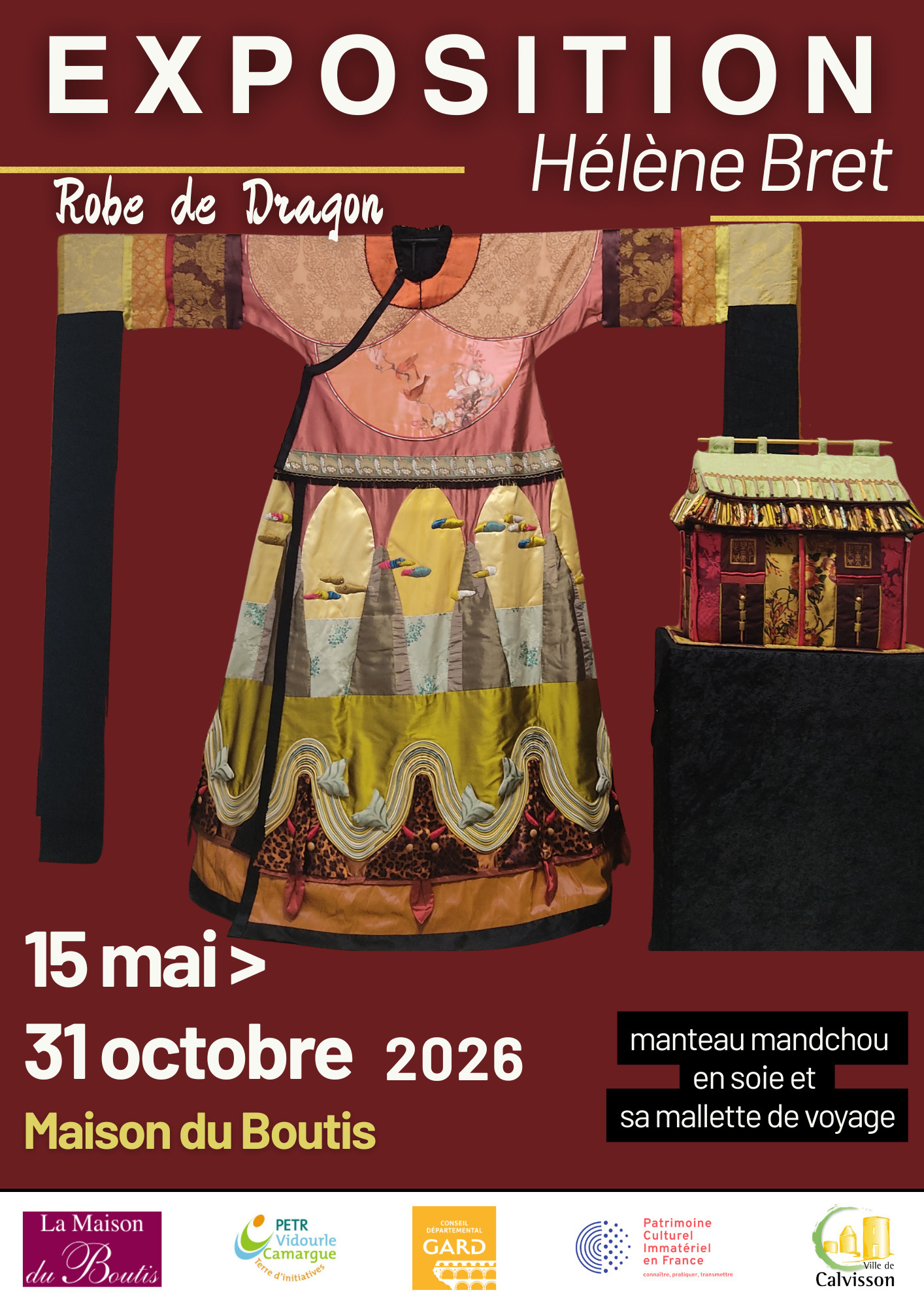 Exposition La robe de dragon, Hélène Bret