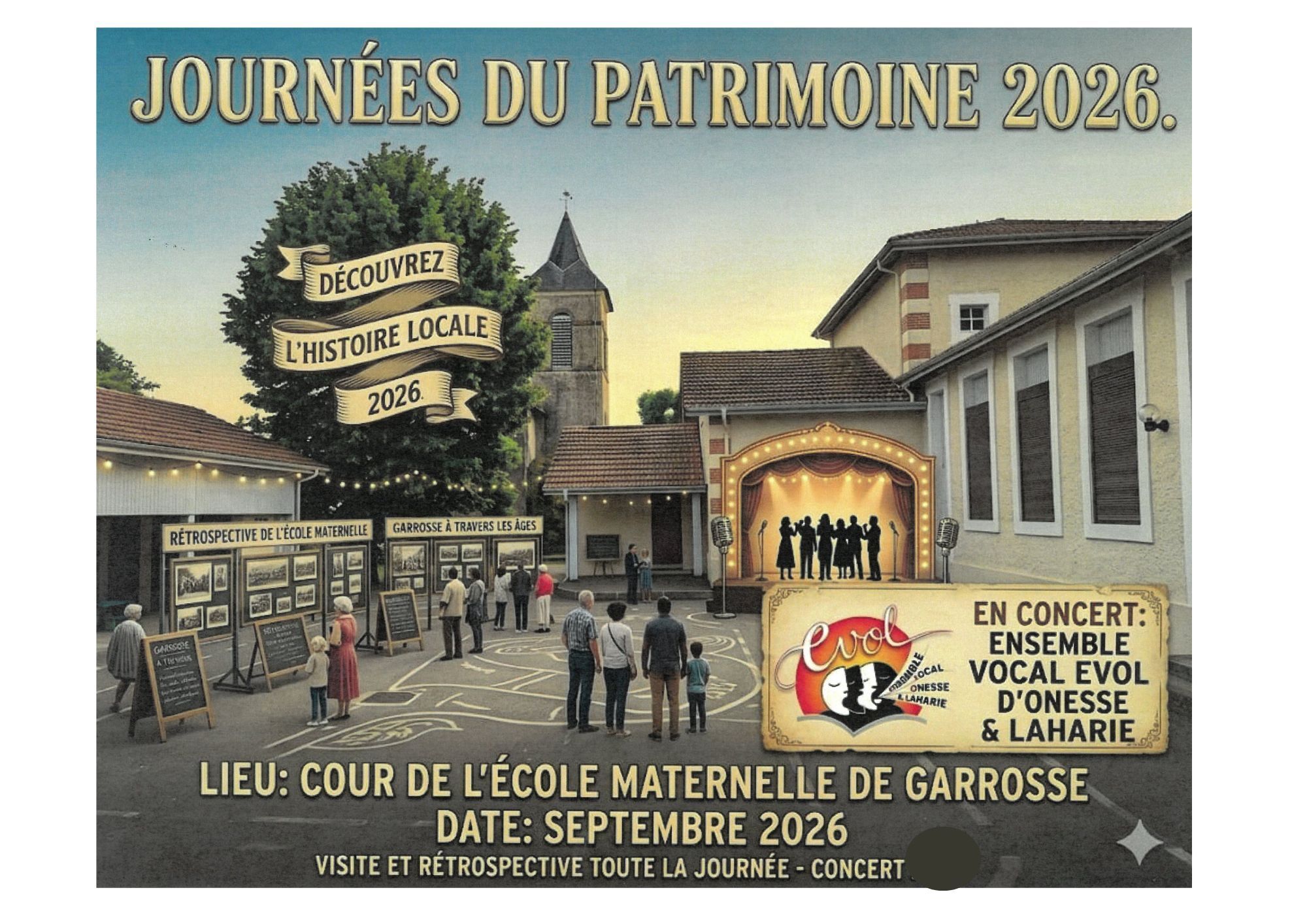 L 'école d'hier à aujourd'hui - Exposition & concert