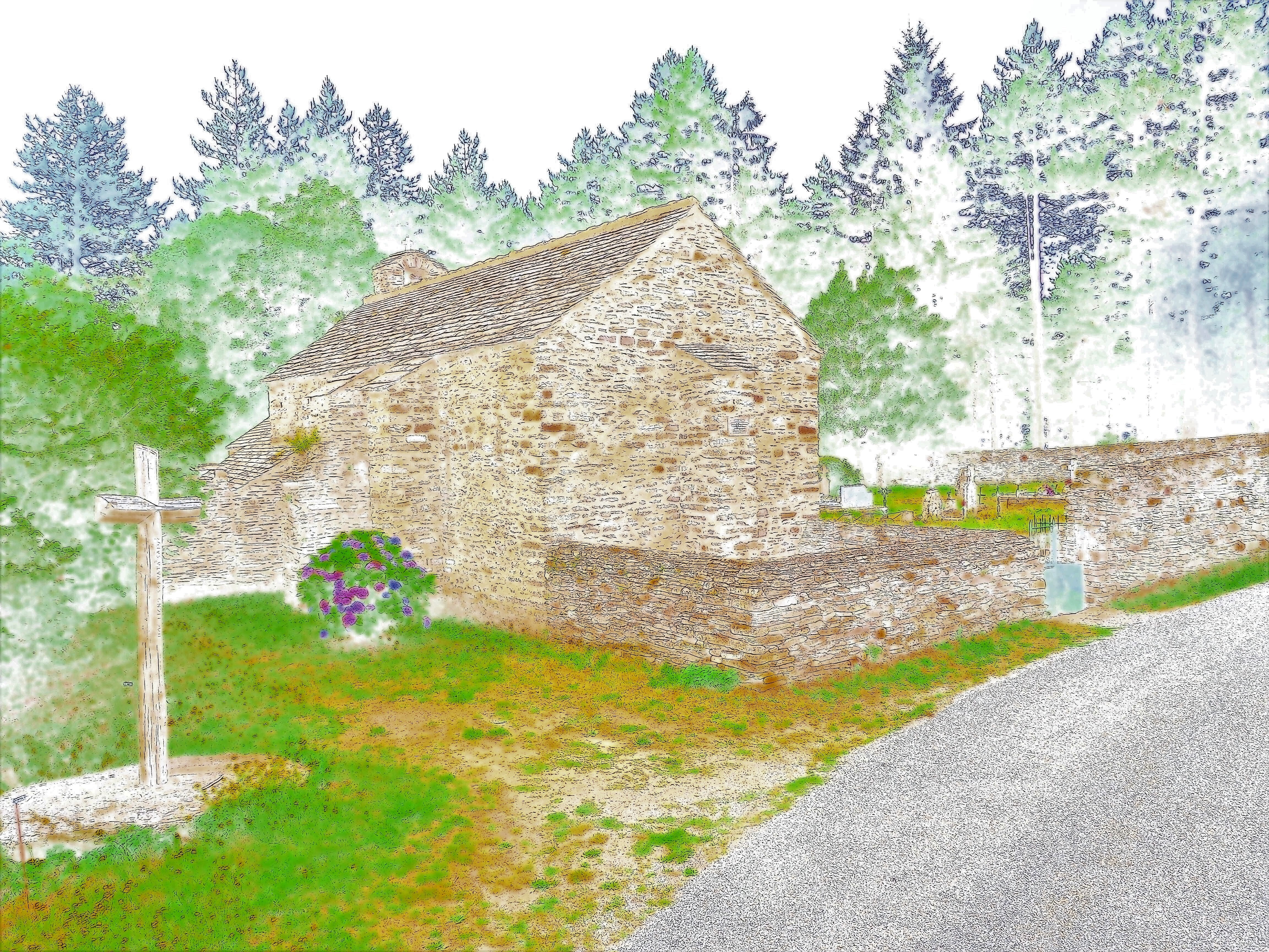 Visite guidée d'une chapelle romane