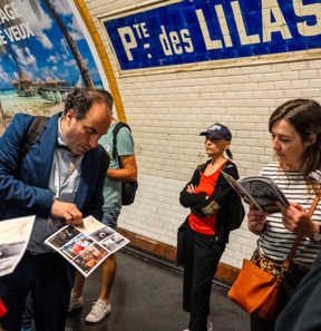 Parcours commentés dans le métro
