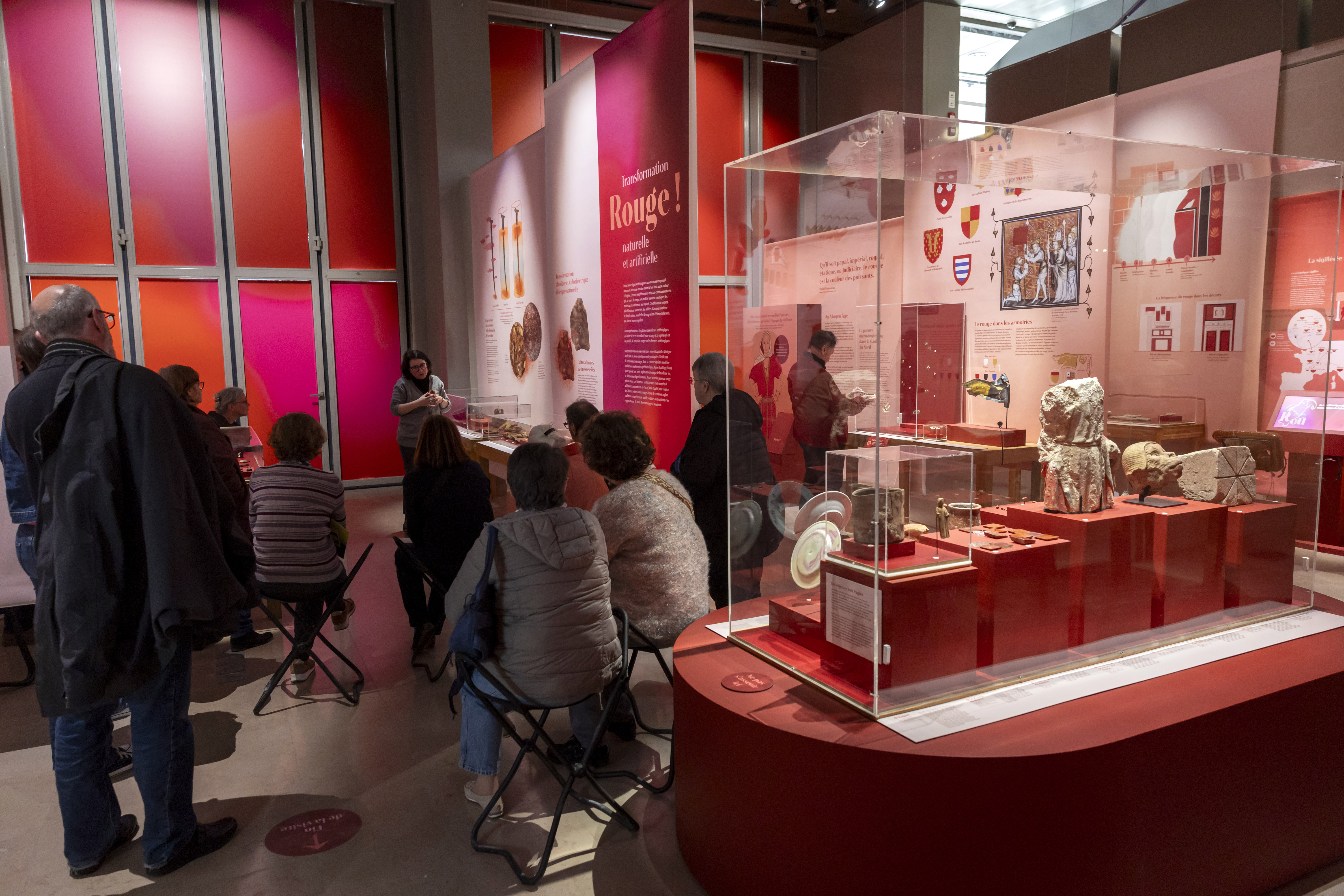 Visite de l'exposition "Rouge ! Archéologie d'une couleur"