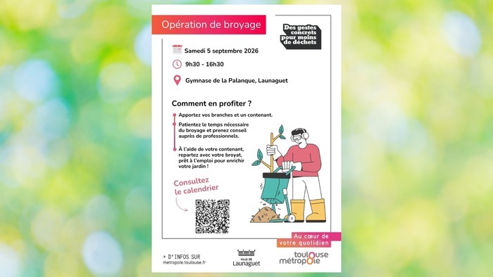Opération de broyage