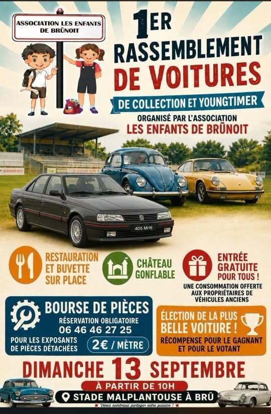 Rassemblement de voitures