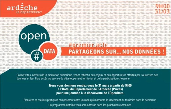 Ardèche OpenData, médiation numérique et collectivités