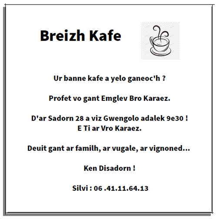 Breizh Kafe e Karaez