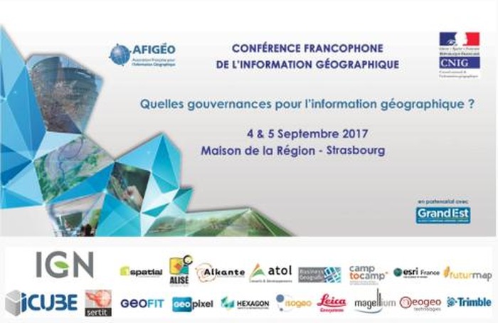 Conférence francophone de l'information géographique 2017