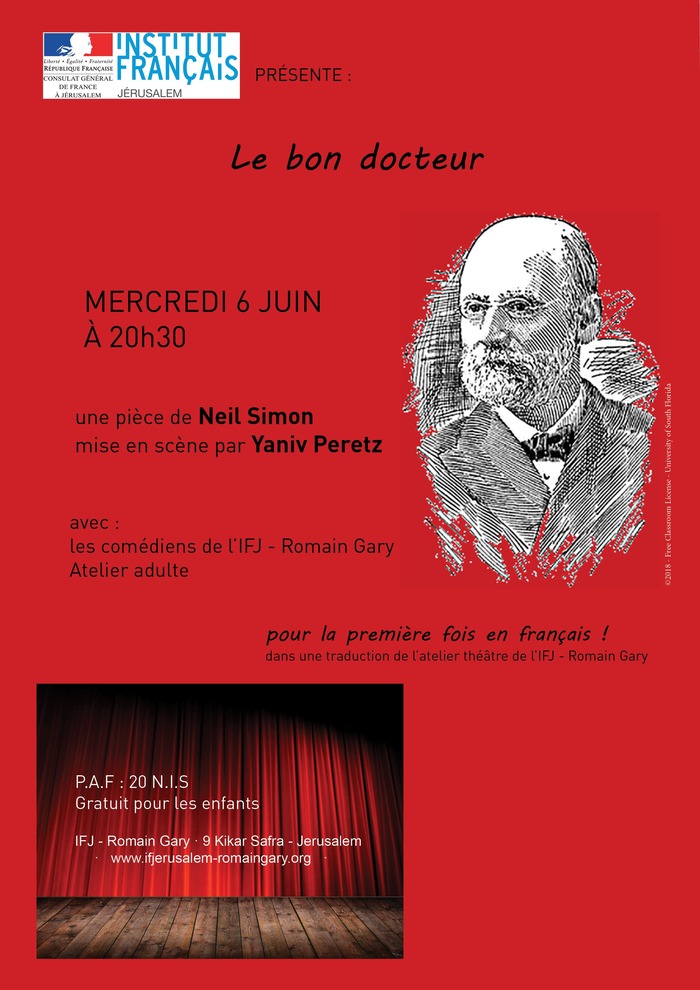 Théâtre / Spectacle de l'atelier adulte | Le bon docteur, de Neil Simon