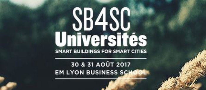 Universités d’été Smart Buildings for Smart Cities