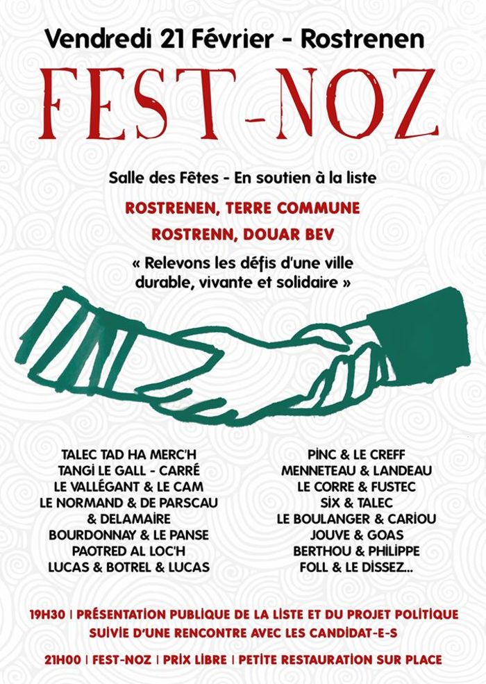 Fest-noz Rostrenn, douar bev