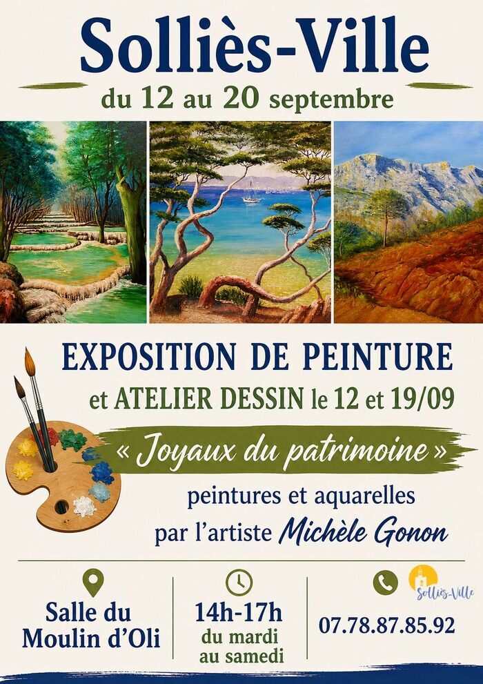 Atelier de dessin + Exposition « Joyaux du patrimoine »