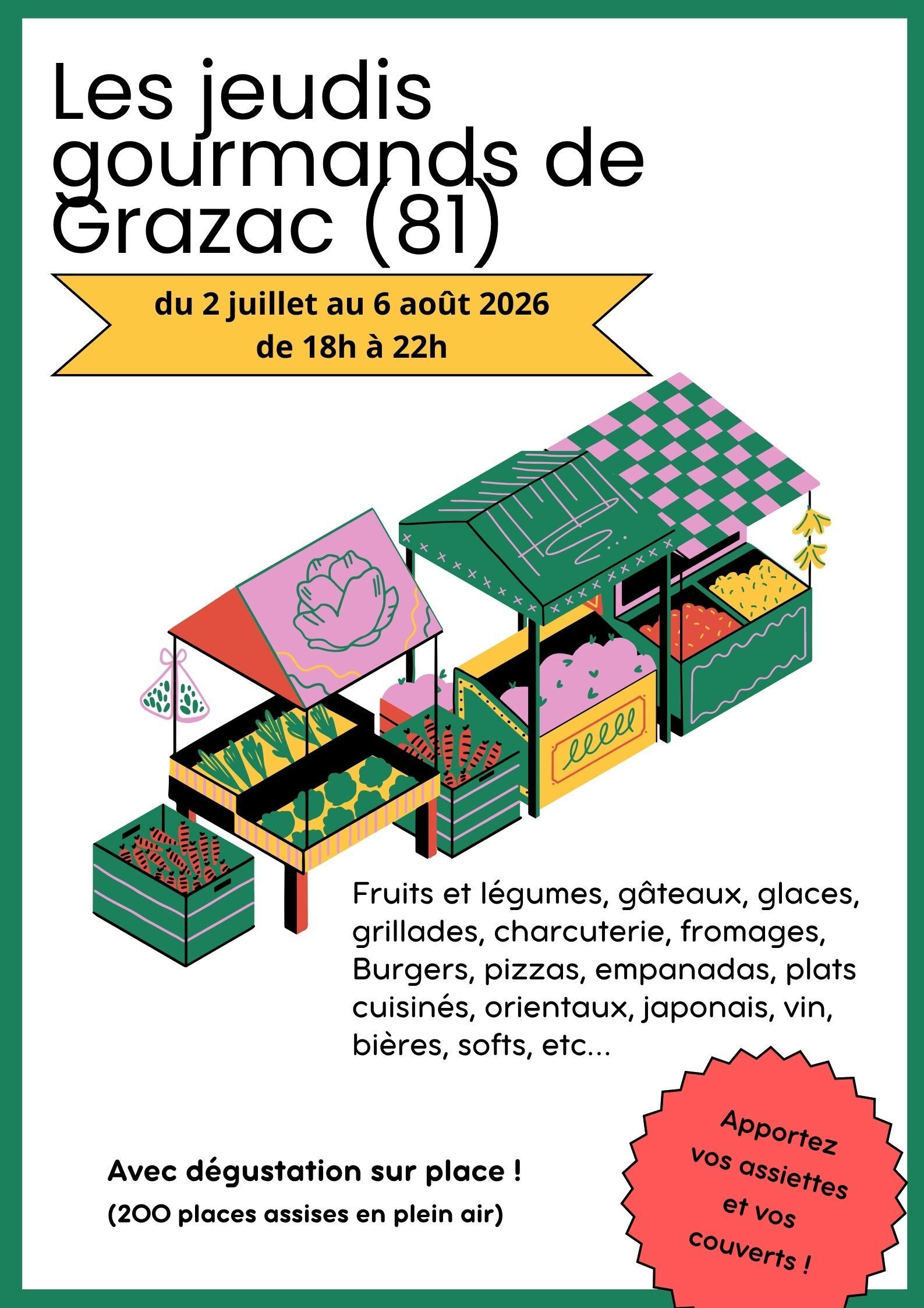 LES ELUS MSA MIDI-PYRENEES NORD PRESENTS AU JEUDIS GOURMANDS A GRAZAC
