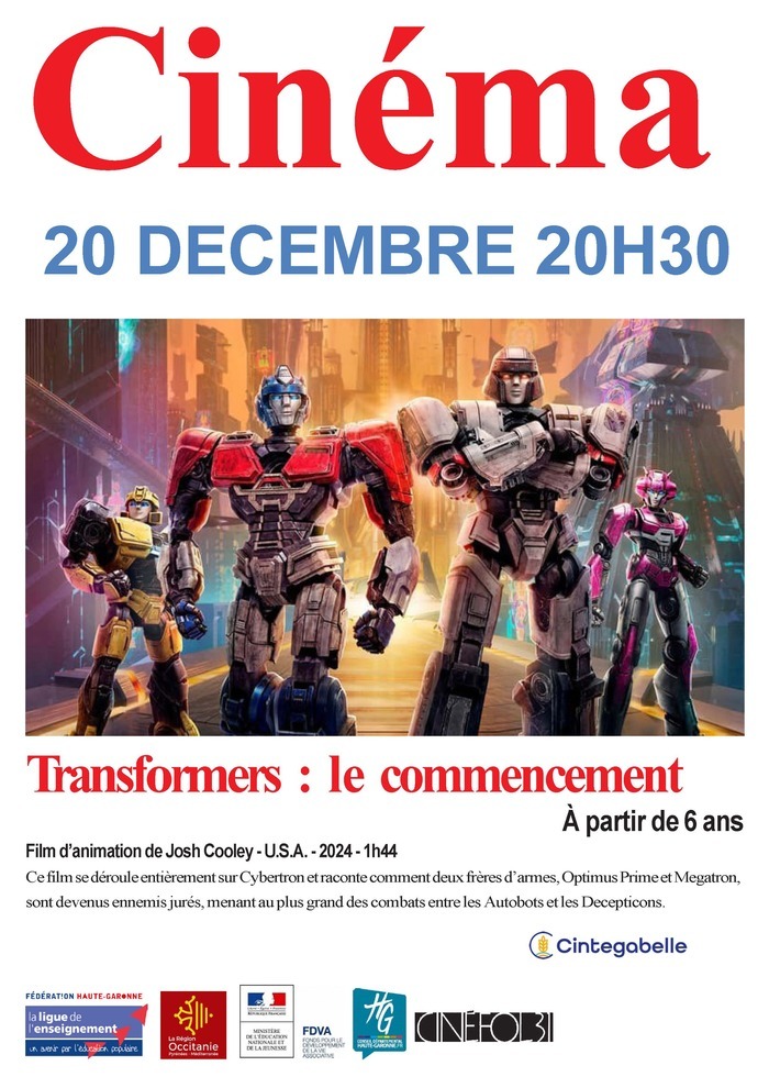 Transformers : le commancement