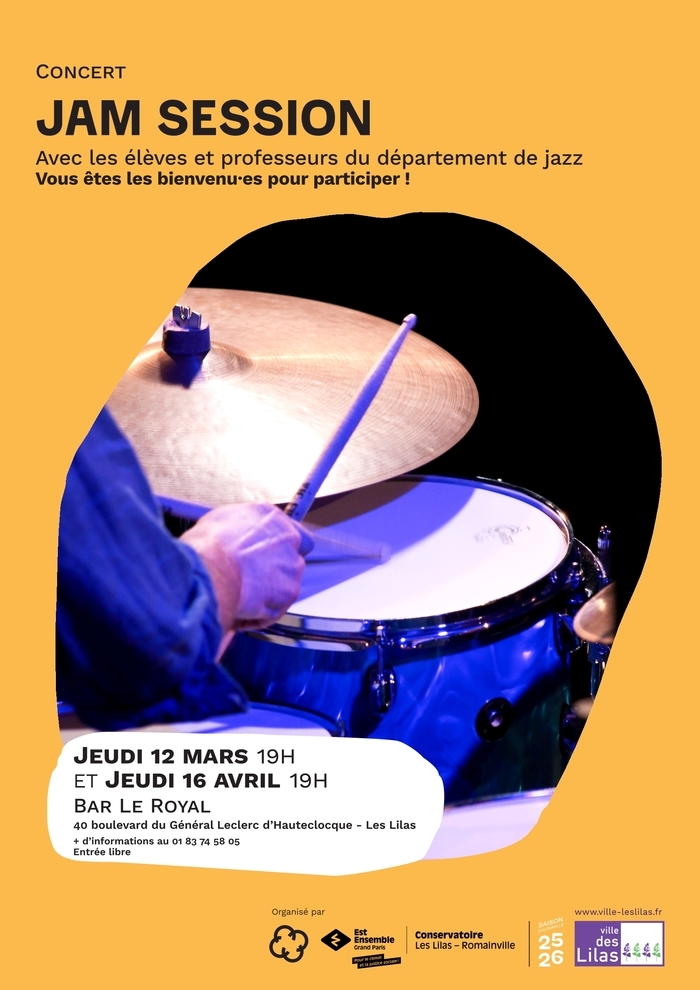 Avec les élèves du département de jazz du Conservatoire Les Lilas-Romainville