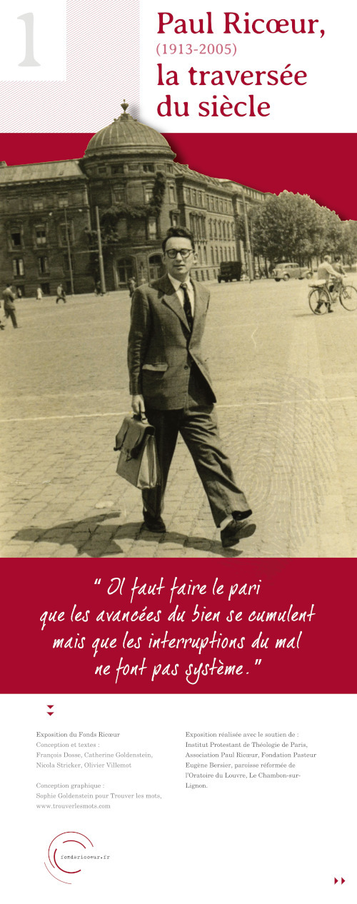 Exposition "Paul Ricoeur : la traversée du siècle"