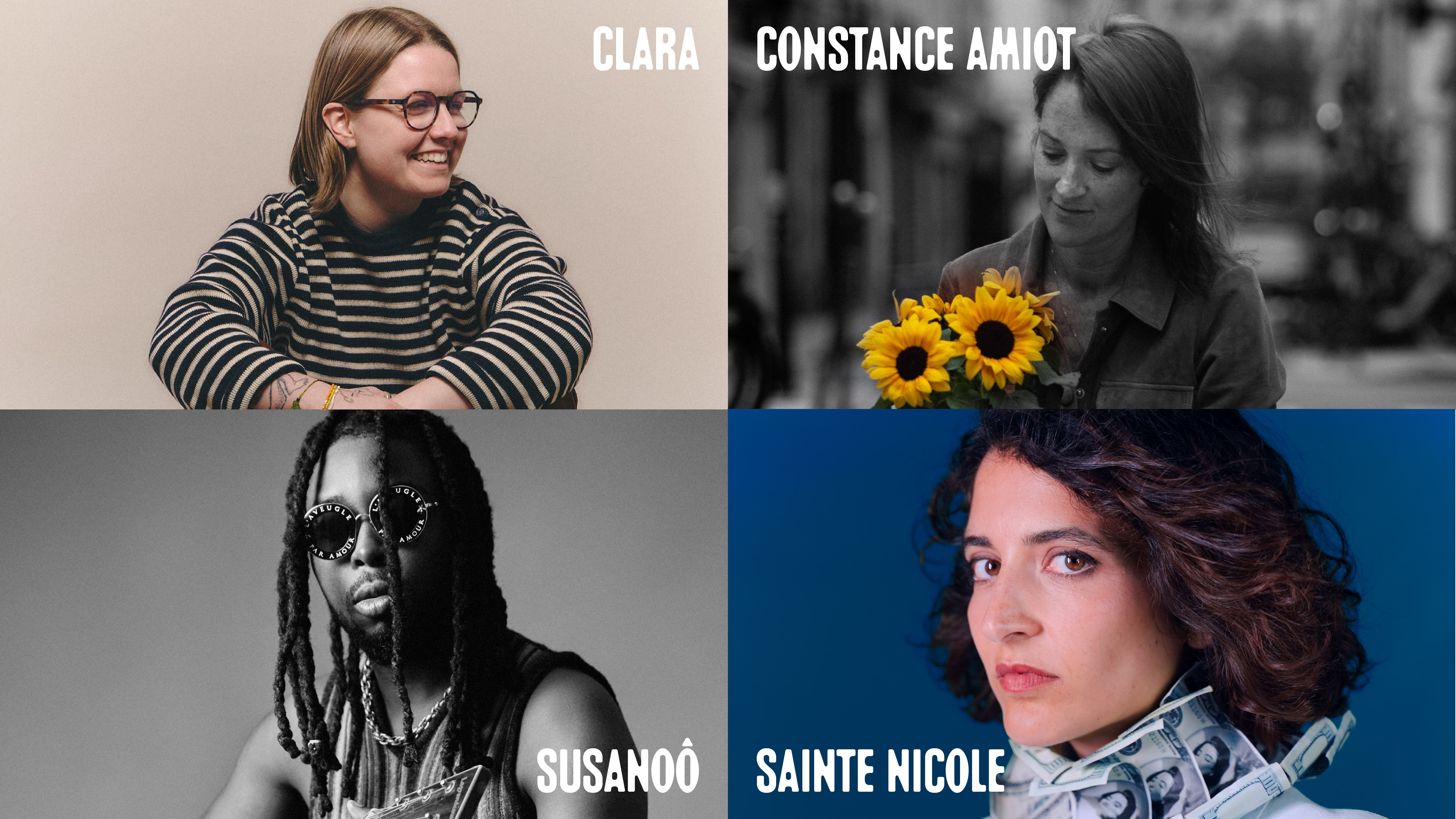 French V.I.P. : Clara + Constance Amiot + Susanoô + Sainte Nicole