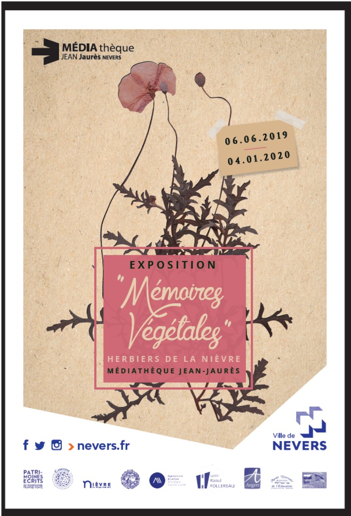 Visite commentée de l'exposition Mémoires Végétales, herbiers de la Nièvre
