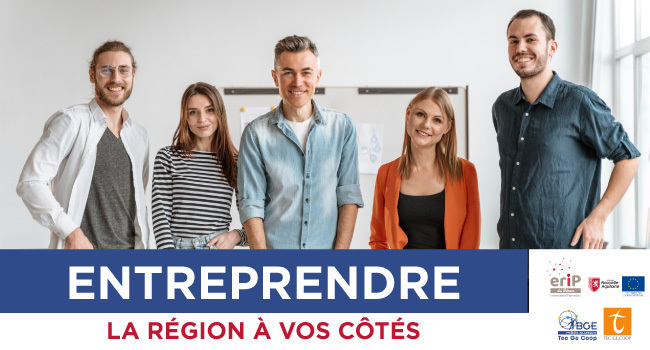 Entreprendre, la Région à vos côtés